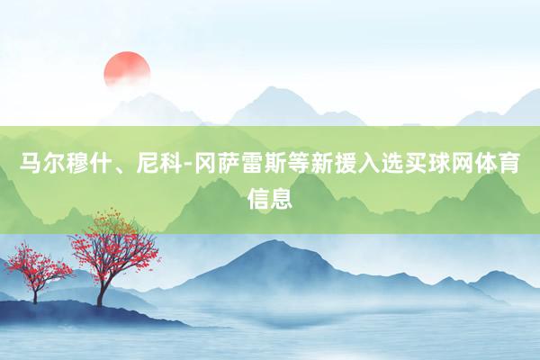 马尔穆什、尼科-冈萨雷斯等新援入选买球网体育信息